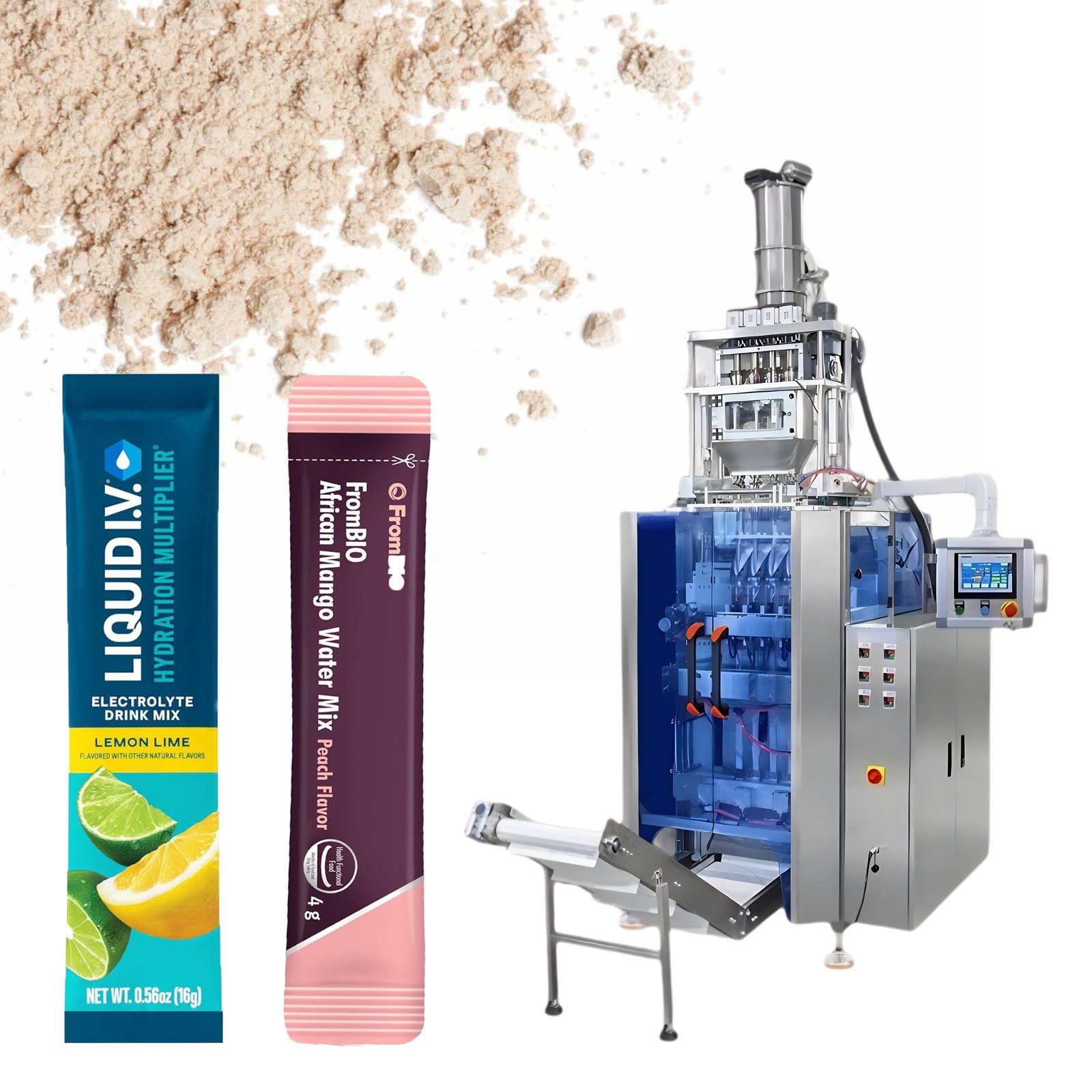 liyangmachinery automatic drink mix powder sachet packaging
