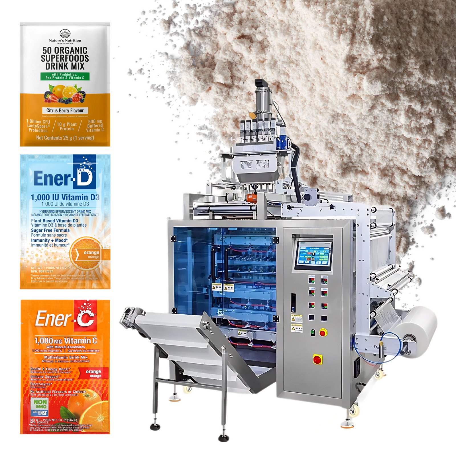 liyangmachinery automatic drink mix powder sachet packaging