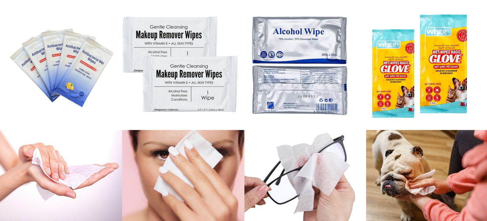 liyangmachinery automatic wet wipes wrapping machine application