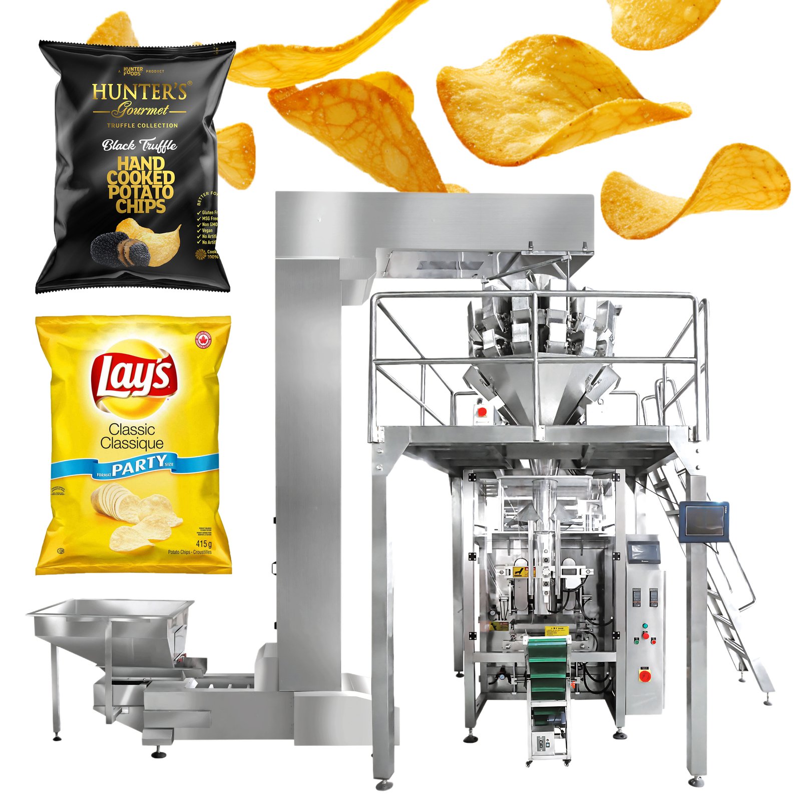 liyangmachinery automatic potato chip bagging